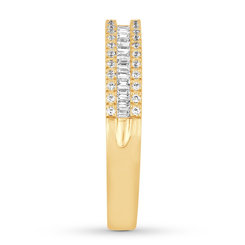 Main Image 3 of Now + Forever Diamond Anniversary Band 1/5 ct tw 10K Yellow Gold