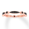 Thumbnail Image 0 of Black Diamond Anniversary Band 1/4 ct tw 10K Rose Gold