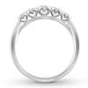 Thumbnail Image 1 of Diamond Anniversary Band 1/4 ct tw Round-cut 10K White Gold