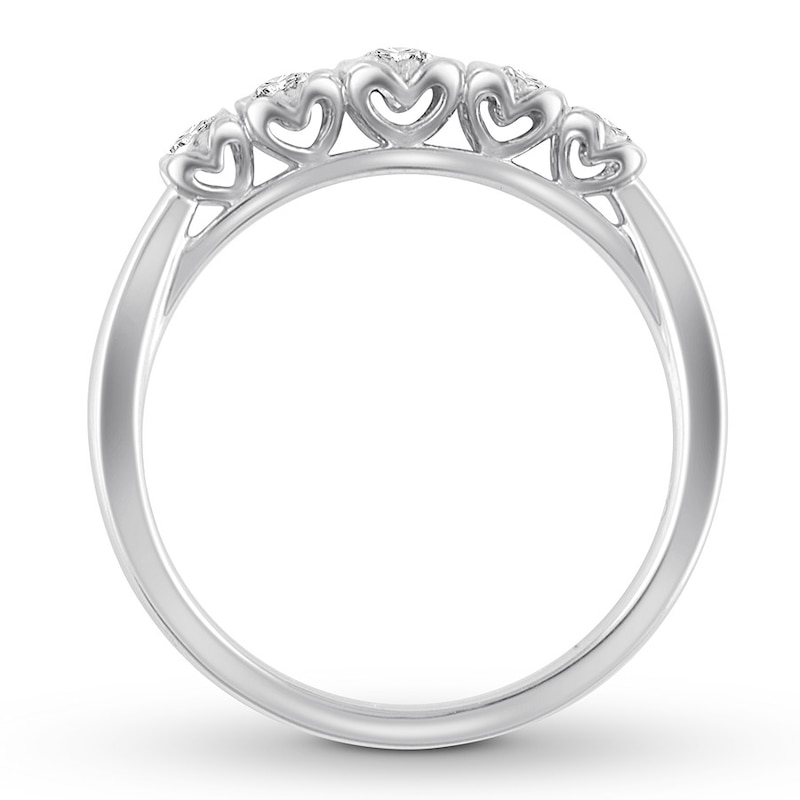 Diamond Anniversary Band 1/4 ct tw Round-cut 10K White Gold