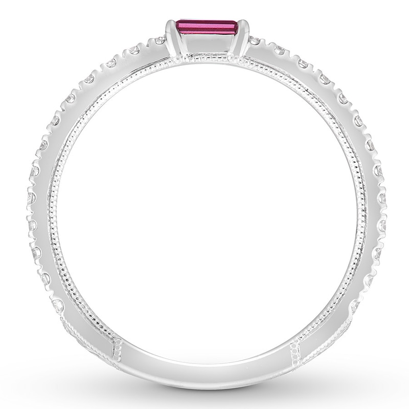 Neil Lane Ruby Anniversary Band 1/3 ct tw Diamonds 14K White Gold