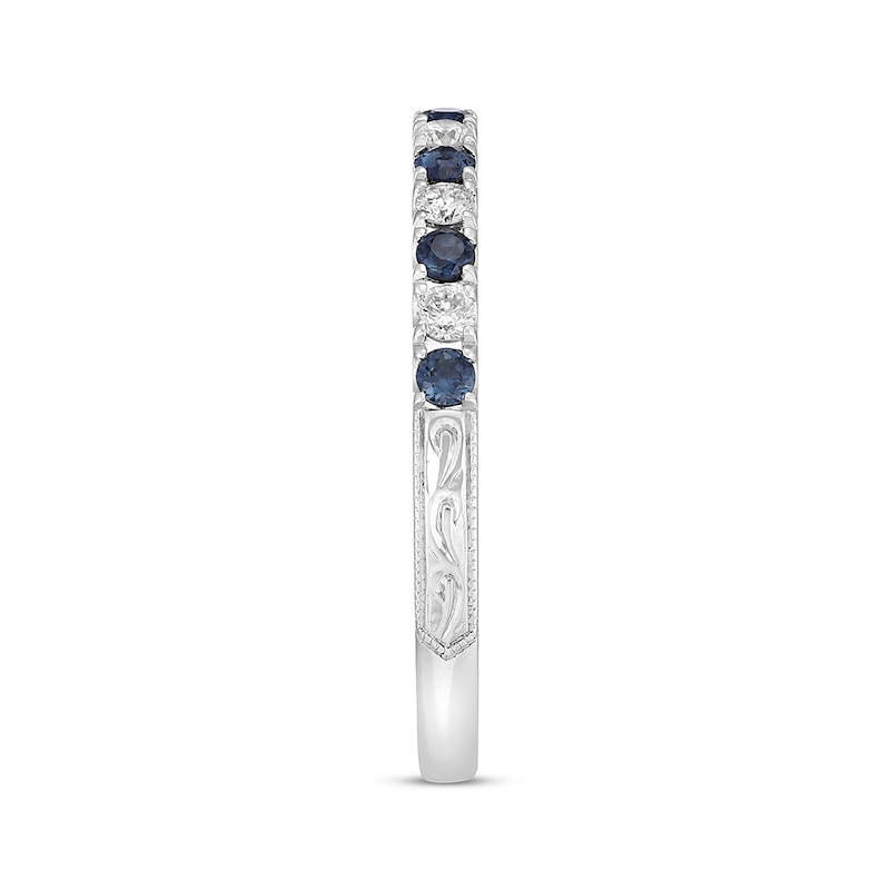 Main Image 2 of Neil Lane Sapphire Anniversary Band 1/5 ct tw Diamonds 14K Gold