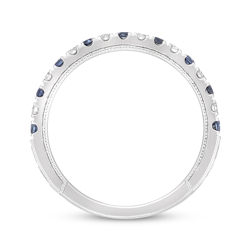 Main Image 3 of Neil Lane Sapphire Anniversary Band 1/5 ct tw Diamonds 14K Gold