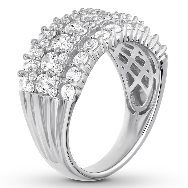 Diamond Anniversary Band 2 Carats tw 10K White Gold