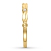 Thumbnail Image 3 of Now + Forever Diamond Anniversary Band 1/20 ct tw Round/Bezel 10K Yellow Gold