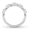 THE LEO Diamond Anniversary Ring 7/8 ct tw Princess & Round-cut 14K White Gold