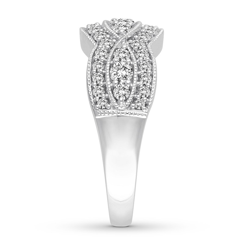 Diamond Anniversary Band 3/4 ct tw Round-cut 14K White Gold