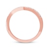 Thumbnail Image 2 of Diamond Anniversary Band 1/10 ct tw Round-cut 10K Rose Gold