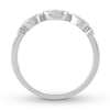 Thumbnail Image 1 of Diamond Anniversary Band 1/10 ct tw Round-cut 10K White Gold