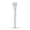 Thumbnail Image 2 of Diamond Anniversary Band 1/10 ct tw Round-cut 10K White Gold