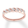 Thumbnail Image 0 of Diamond Anniversary Band 1/4 ct tw Round-cut 10K Rose Gold