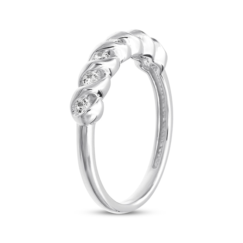 Diamond Anniversary Band 1/4 ct tw Round-cut 10K White Gold