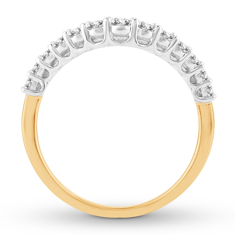 Diamond Anniversary Band 1/2 ct tw Round-cut 14K Yellow Gold