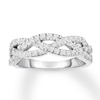 Thumbnail Image 1 of Now + Forever Diamond Anniversary Band 1/4 ct tw Round-cut 10K White Gold