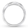 Thumbnail Image 2 of Now + Forever Diamond Anniversary Band 1/4 ct tw Round-cut 10K White Gold
