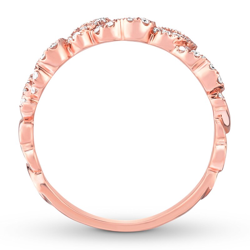 Main Image 2 of Now + Forever Diamond Anniversary Band 3/4 ct tw Round-cut 14K Rose Gold