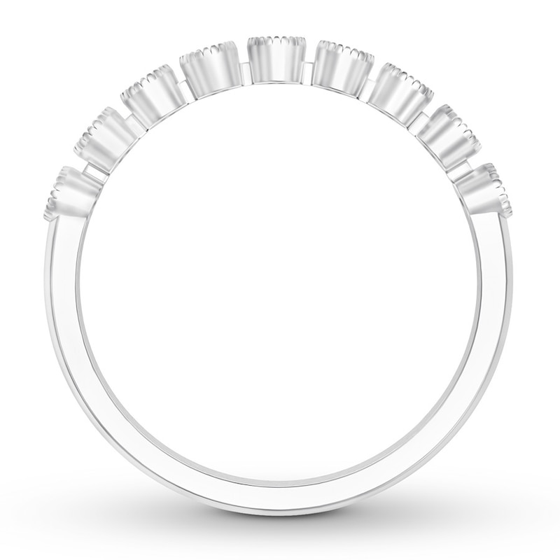 Main Image 2 of Now + Forever Diamond Anniversary Band 1/5 ct tw Round-cut 10K White Gold