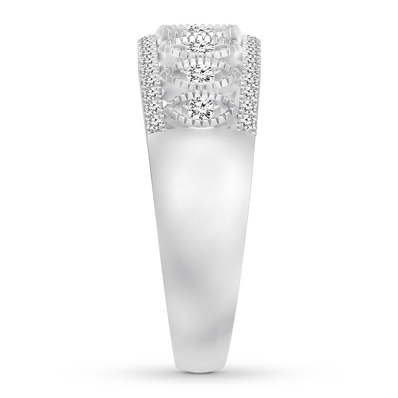 Diamond Anniversary Band 3/8 ct tw Round-cut 14K White Gold