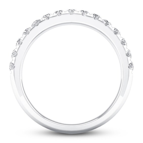 Certified Diamond Anniversary Band 1/2 ct tw 14K White Gold NOW and