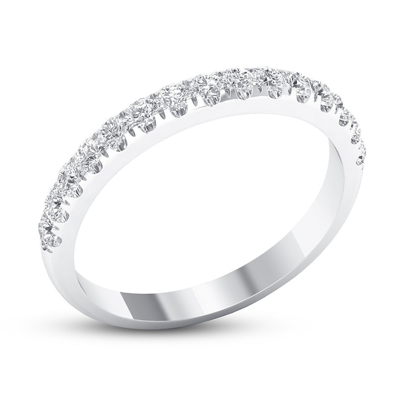 Certified Diamond Anniversary Band 1/2 ct tw 14K White Gold