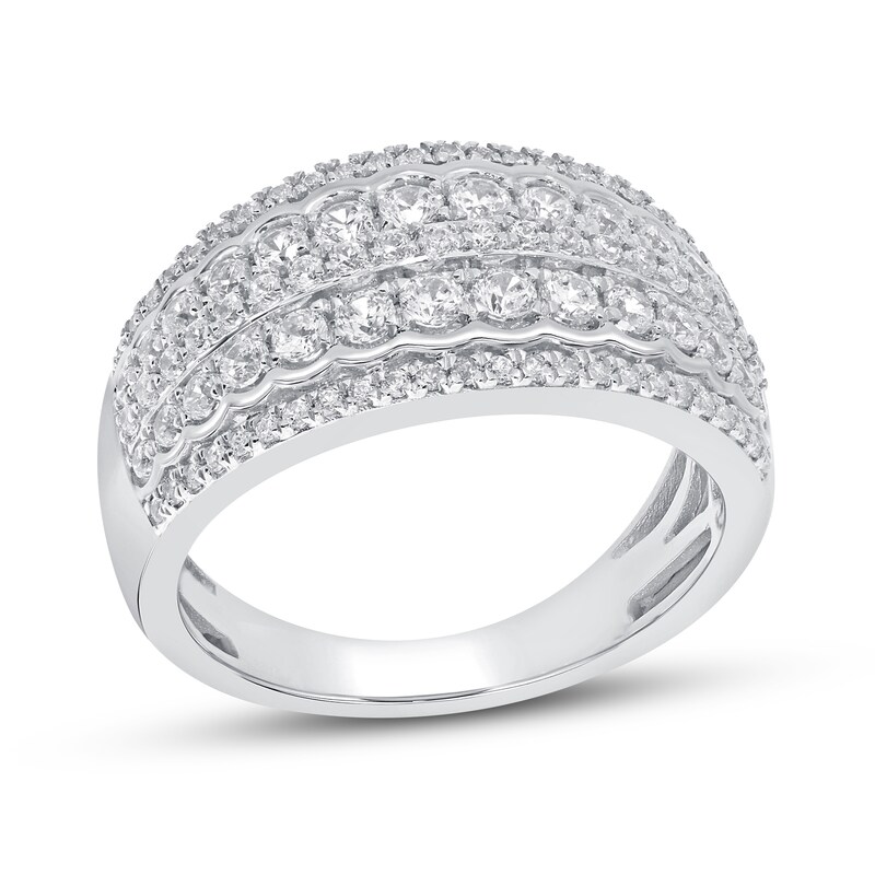 Diamond Anniversary Band 1 ct tw Round-cut 10K White Gold