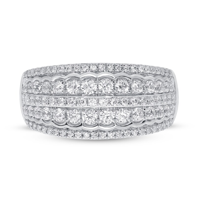 Diamond Anniversary Band 1 ct tw Round-cut 10K White Gold