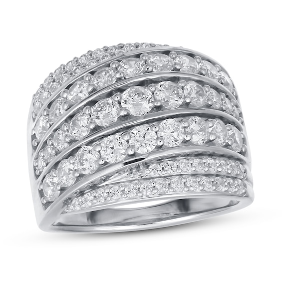 Now + Forever Diamond Anniversary Band 2 ct tw Round-cut 10K White Gold