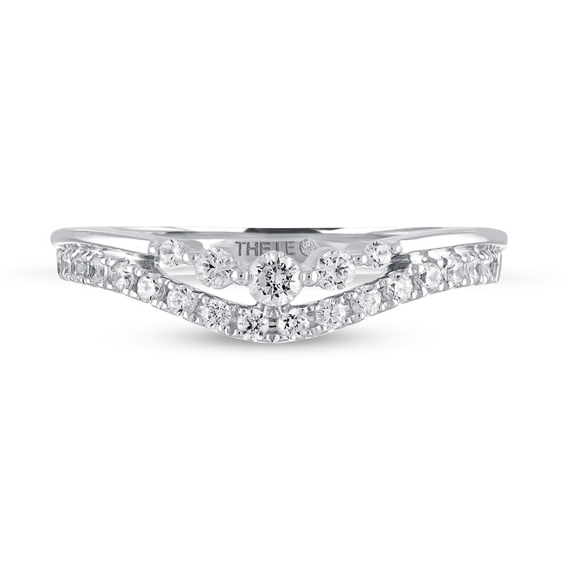 THE LEO Diamond Enhancer Ring 3/8 ct tw Round-cut 14K White Gold