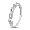 Thumbnail Image 1 of Diamond Anniversary Ring 1/10 ct tw 10K White Gold