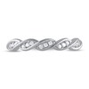 Thumbnail Image 3 of Diamond Anniversary Ring 1/10 ct tw 10K White Gold
