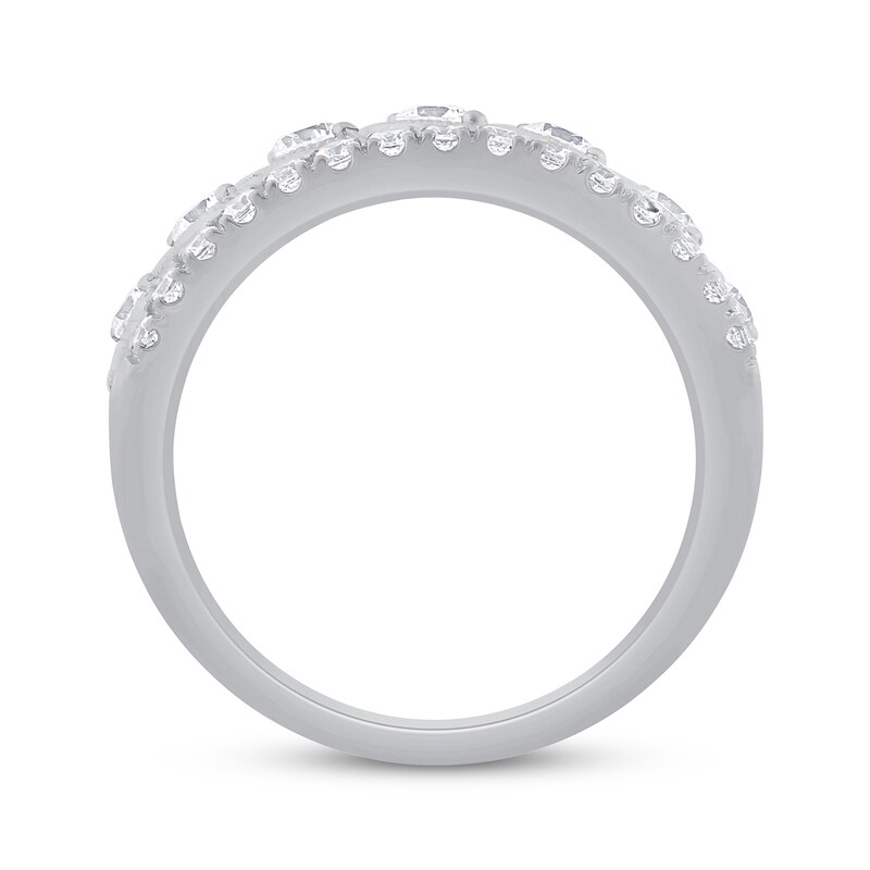 Diamond Anniversary Band 1 ct tw Round-cut 10K White Gold