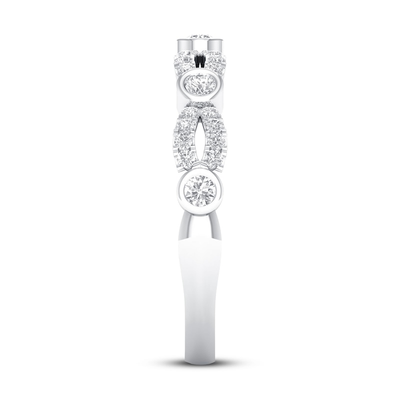 Main Image 3 of Now + Forever Diamond Anniversary Ring 1/4 ct tw 10K White Gold