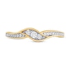 Thumbnail Image 4 of Now + Forever Diamond Anniversary Ring 1/6 ct tw 10K Yellow Gold
