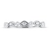 Thumbnail Image 2 of Adrianna Papell Diamond Anniversary Band 1/3 ct tw Round-cut 14K White Gold