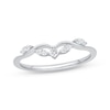 Thumbnail Image 1 of Now + Forever Diamond Enhancer Ring 1/8 ct tw Round-cut 14K White Gold
