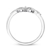Thumbnail Image 3 of Now + Forever Diamond Enhancer Ring 1/8 ct tw Round-cut 14K White Gold