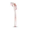 Thumbnail Image 3 of Now + Forever Diamond Contour Ring 1/8 ct tw 14K Rose Gold