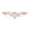 Thumbnail Image 4 of Now + Forever Diamond Contour Ring 1/8 ct tw 14K Rose Gold