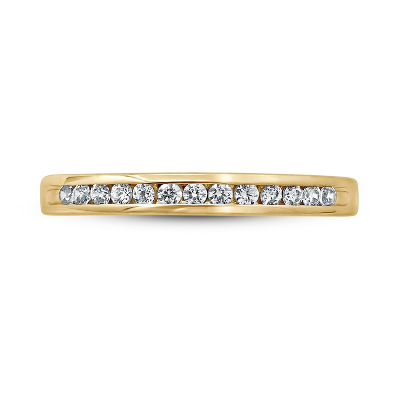 Diamond Anniversary Ring 1/6 ct tw Round-cut 10K Yellow Gold