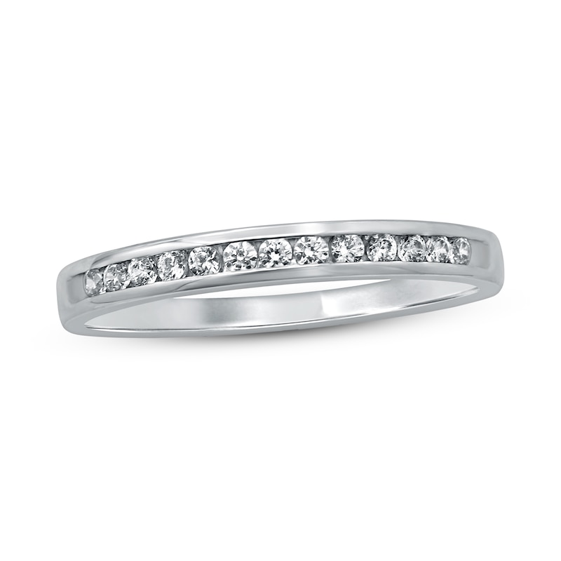 Main Image 1 of Now + Forever Diamond Anniversary Ring 1/6 ct tw Round-cut 10K White Gold