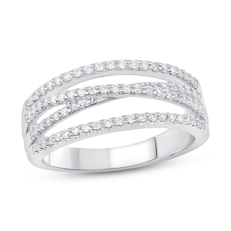 Main Image 1 of Now + Forever Diamond Anniversary Ring 3/8 ct tw 10K White Gold