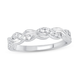 Now + Forever Diamond Anniversary Ring 1/4 ct tw 10K White Gold