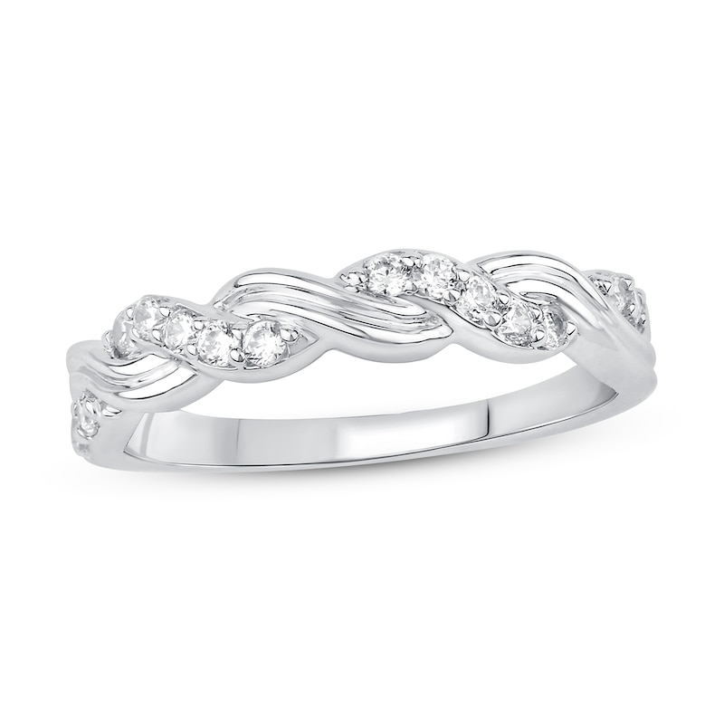 Main Image 1 of Now + Forever Diamond Anniversary Ring 1/4 ct tw 10K White Gold