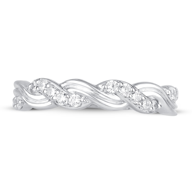Main Image 2 of Now + Forever Diamond Anniversary Ring 1/4 ct tw 10K White Gold