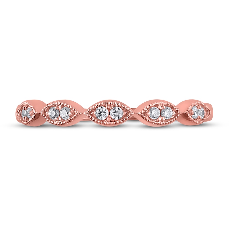 Main Image 3 of Now + Forever Diamond Anniversary Ring 1/10 ct tw in 10K Rose Gold