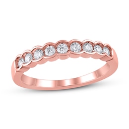 Now + Forever Diamond Anniversary Ring 1/3 ct tw in 14K Rose Gold