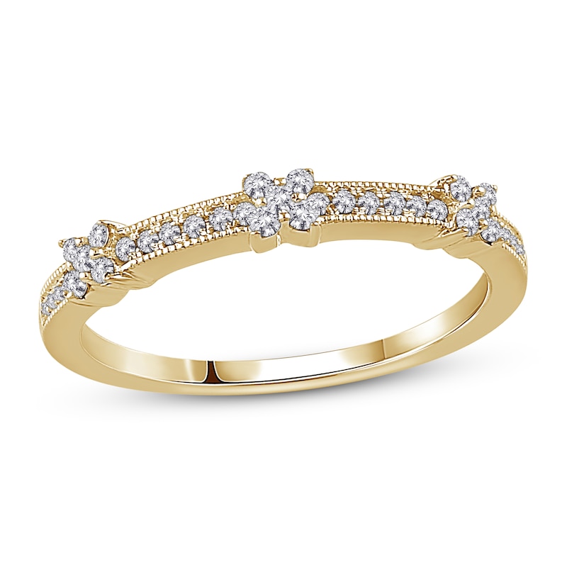Main Image 1 of Now + Forever Diamond Anniversary Ring 1/6 ct tw in 10K Yellow Gold