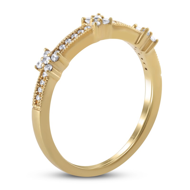 Main Image 2 of Now + Forever Diamond Anniversary Ring 1/6 ct tw in 10K Yellow Gold