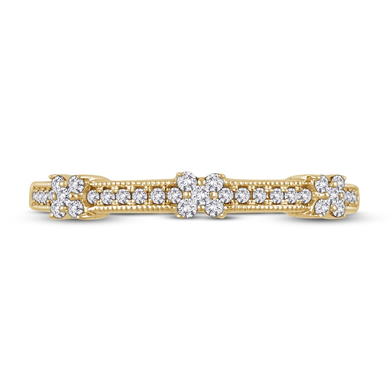 Main Image 3 of Now + Forever Diamond Anniversary Ring 1/6 ct tw in 10K Yellow Gold