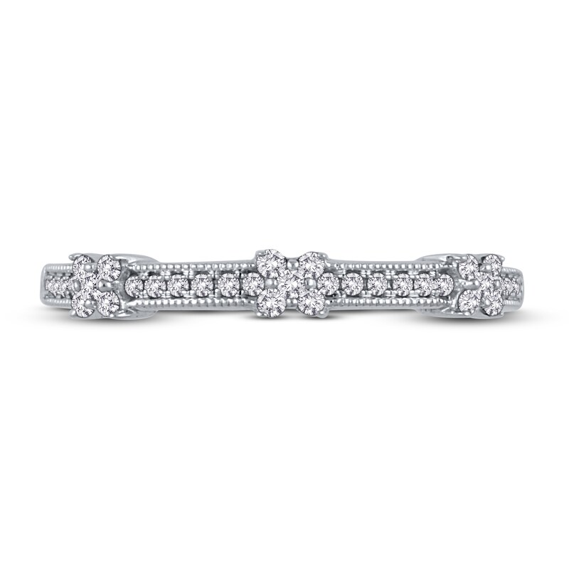 Diamond Anniversary Ring 1/6 ct tw in 10K White Gold